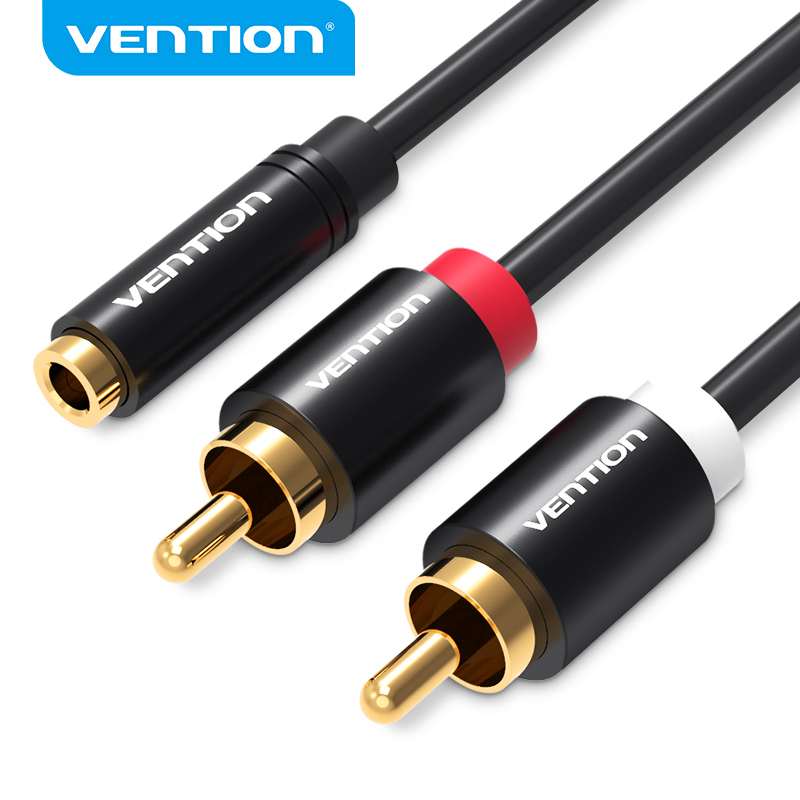 Home Cinema App - Vention Jack 3.5mm Female naar 2RCA