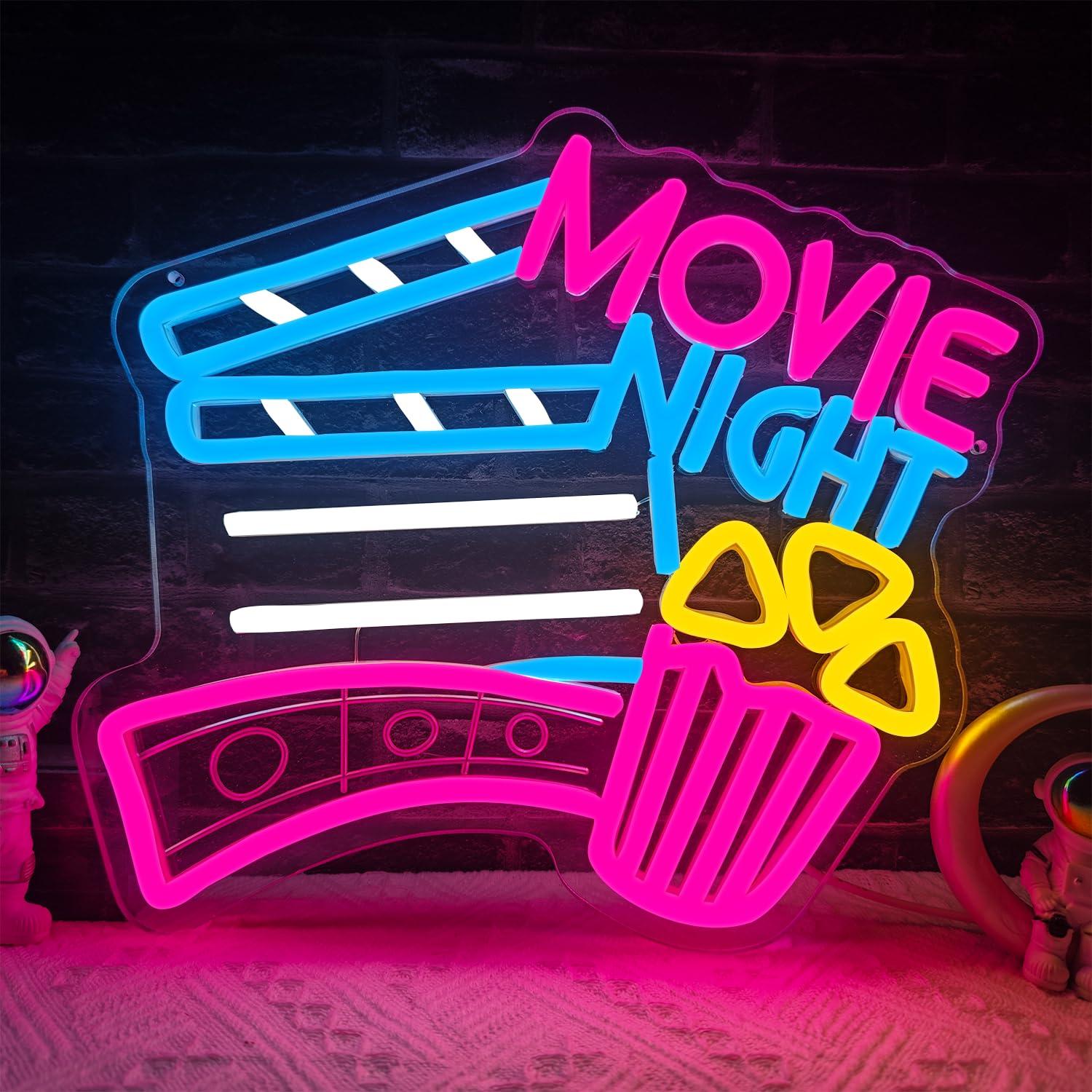 Home Cinema Gifts - Filmavond Neonlicht USB Dimbaar LED Neonlicht