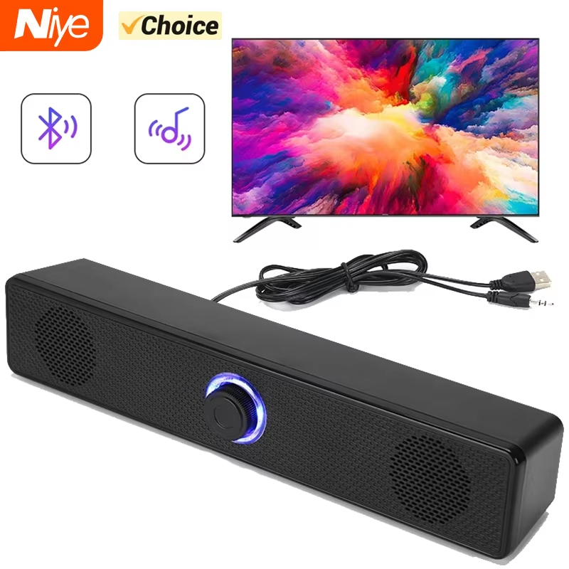 Home Theater Speaker - Bluetooth 5.0 4D Surround Soundbar Bedrade
