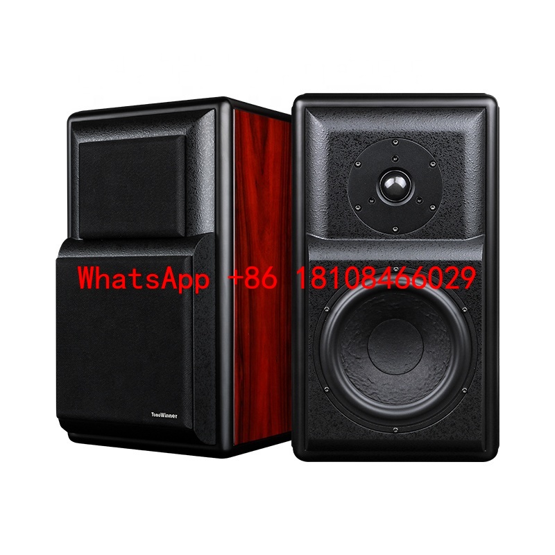 Home Theater Speaker - Groothandel houten hifi boekenplankluidsprekers paren audio
