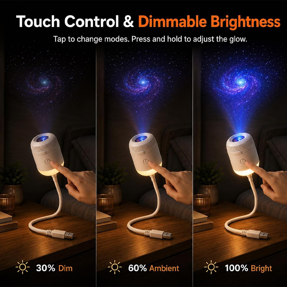 Home Cinema Led Projector - 24 Schuifbare Galaxy Sterrenhemel Projector Draagbaar