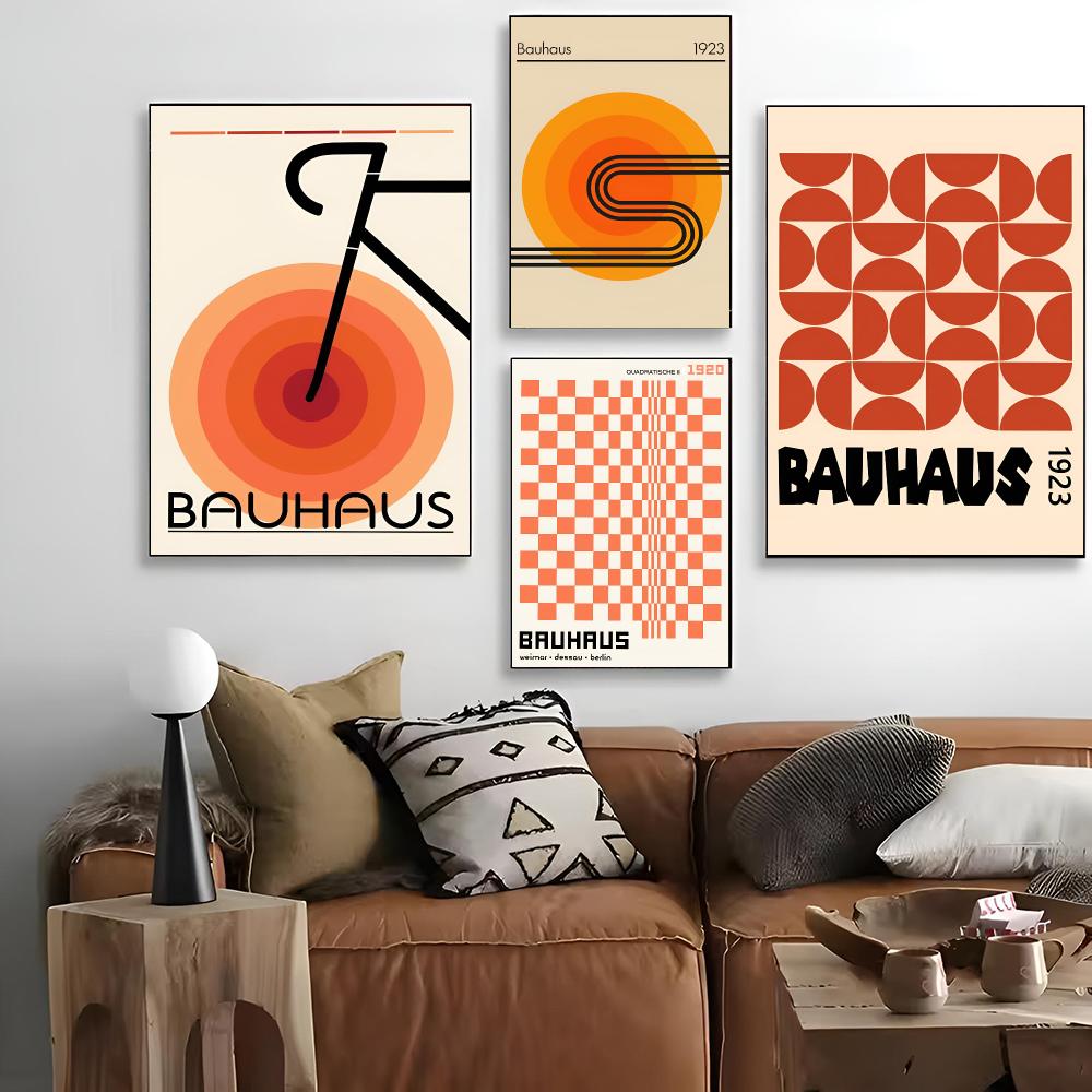 Abstract Oranje Bauhaus-S Geom - Home.Cinema Orange recensie en prijs