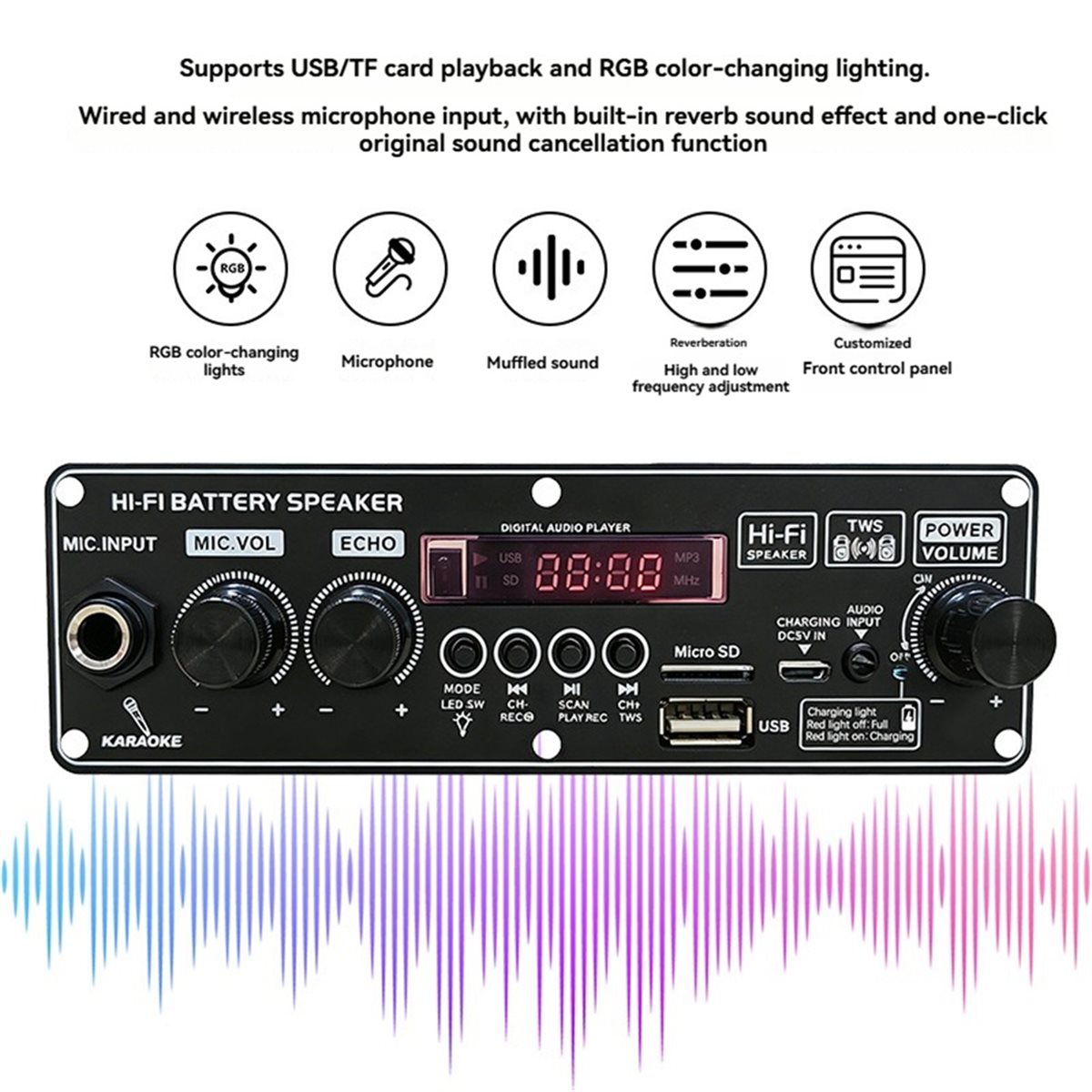 update. 2X10W 3.7V Versterker  - Home Theater Speaker recensie en prijs