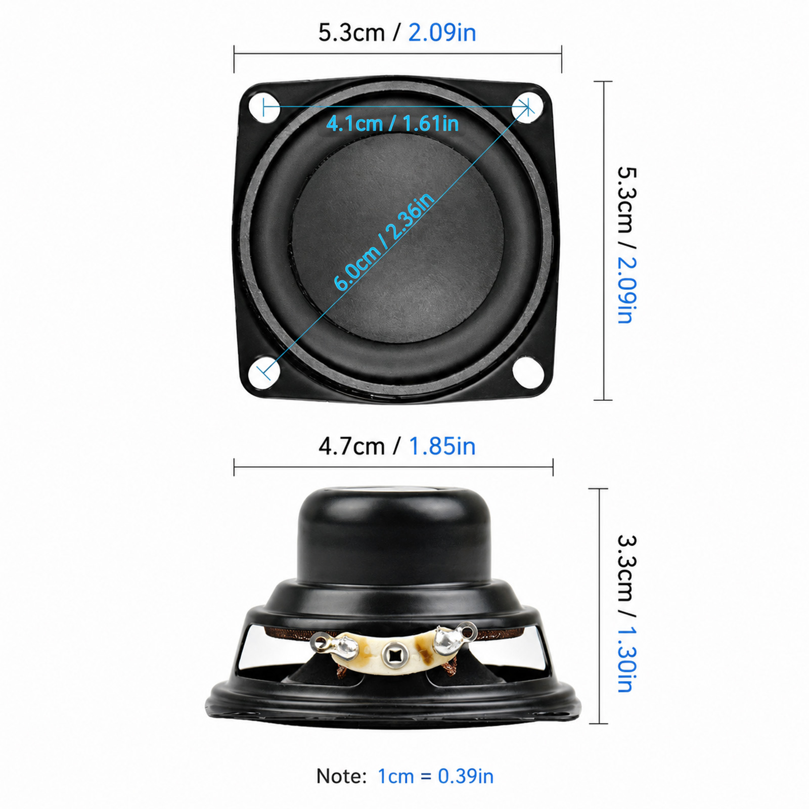 2Pcs 2 Inch Mini Audio Draagba - Home Cinema Portable recensie en prijs