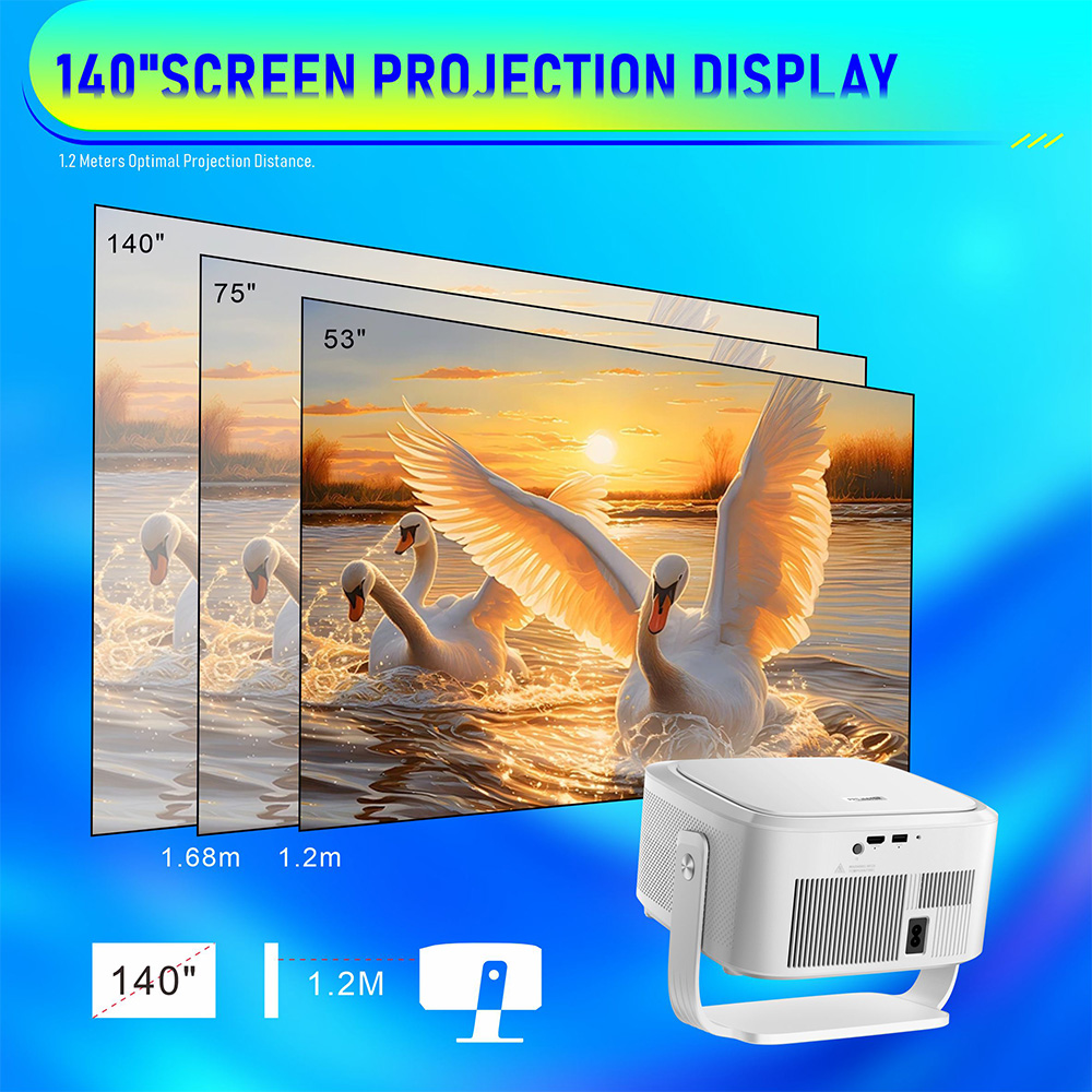 Topleo HY450 Max 8K Android 14 - Home Cinema Portable recensie en prijs