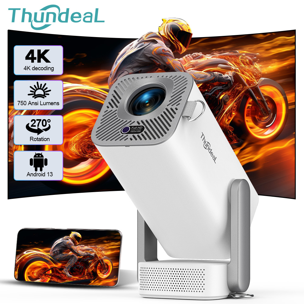 ThundeaL 4K Android Full HD Pr - Home Cinema Led Projector recensie en prijs