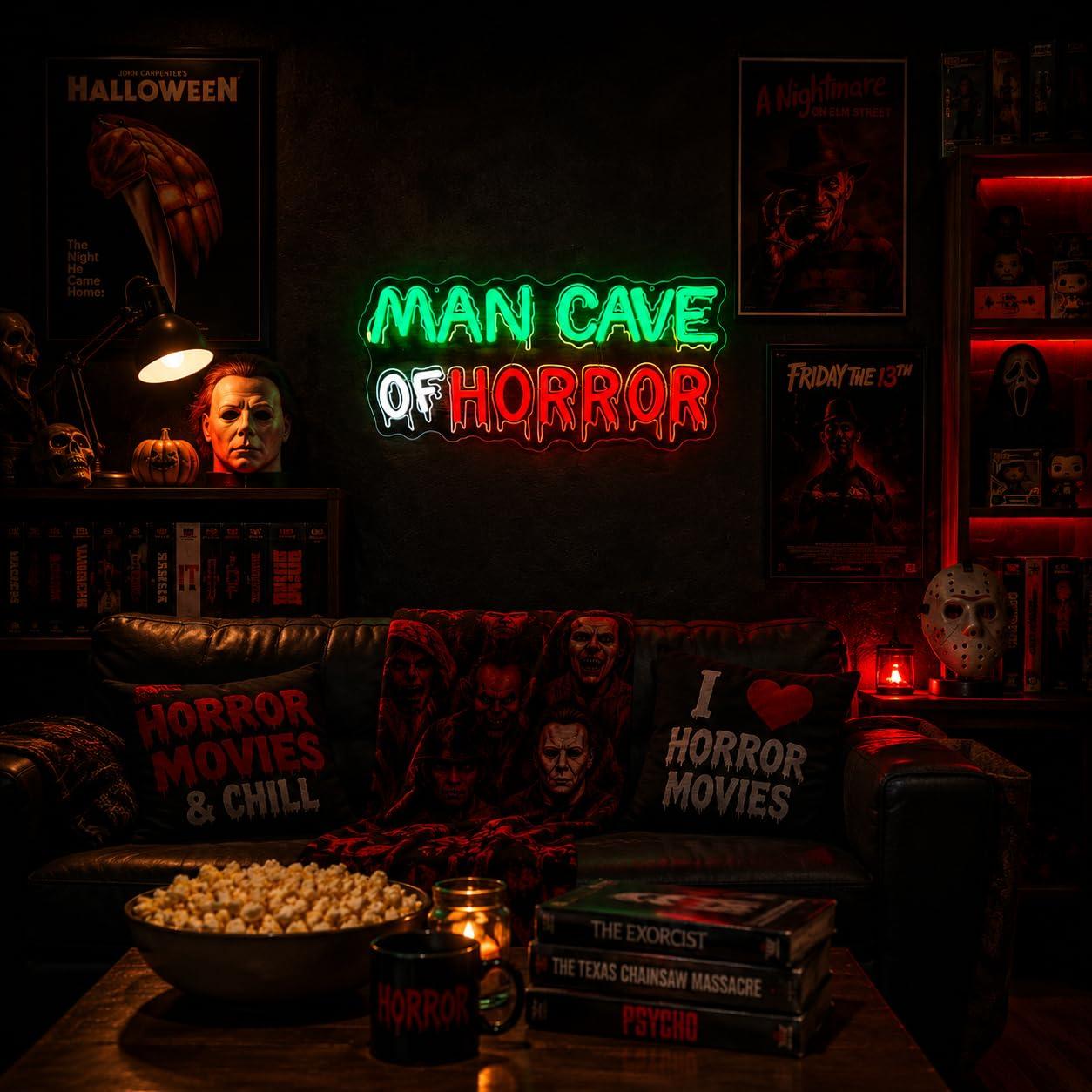 Man Cave Of Horror Neonreclame - Home Cinema Wall Lights recensie en prijs