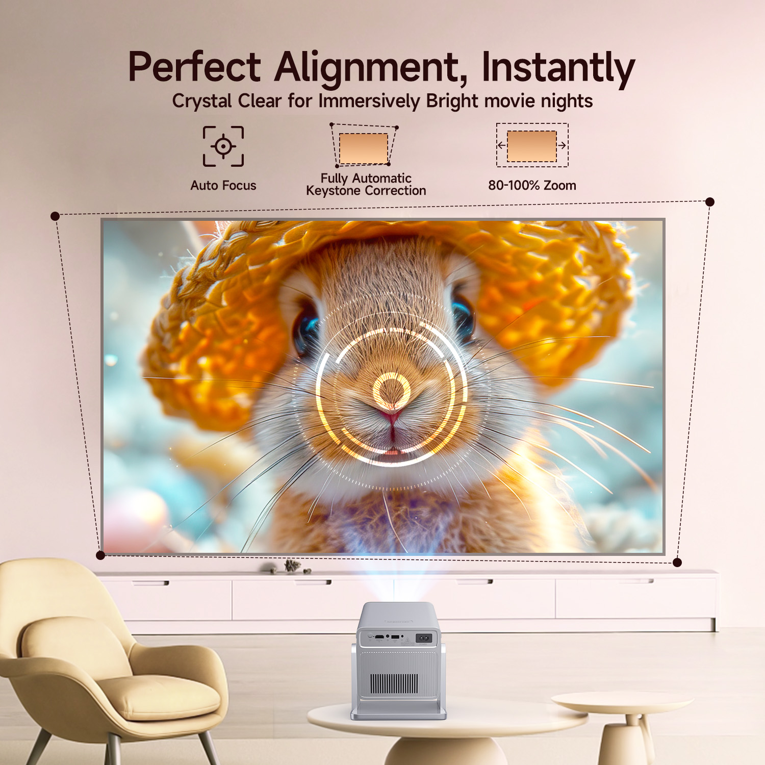 Magcubic 8K HD 1080P 1000ANSI  - Home Cinema Setup recensie en prijs