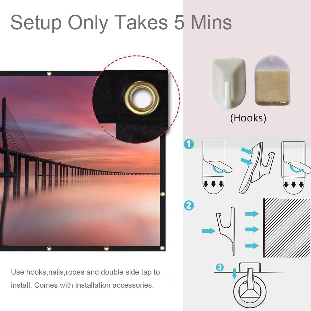 LEJIADA 4K Zacht Scherm Dubbel - Home Cinema Portable recensie en prijs