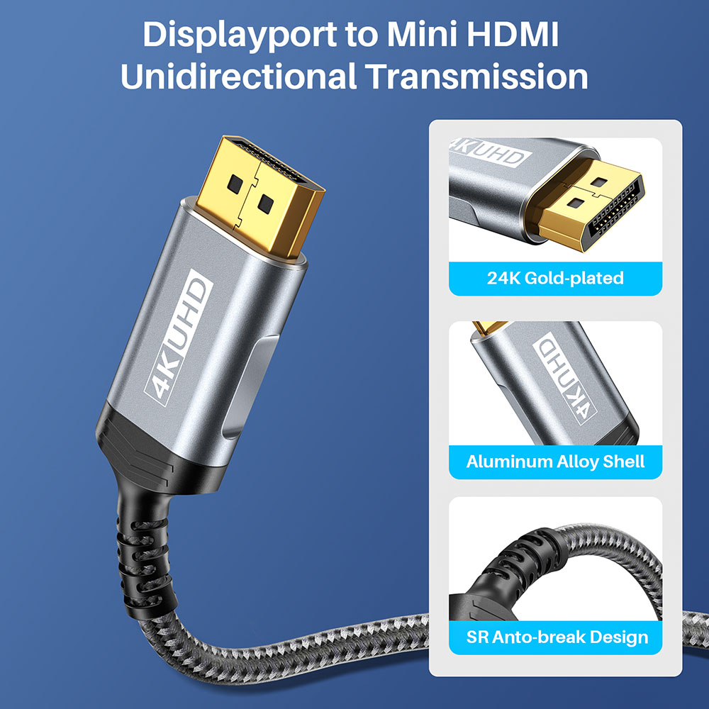 DisplayPort Naar Mini HDMI Kab - Home Cinema Portable recensie en prijs