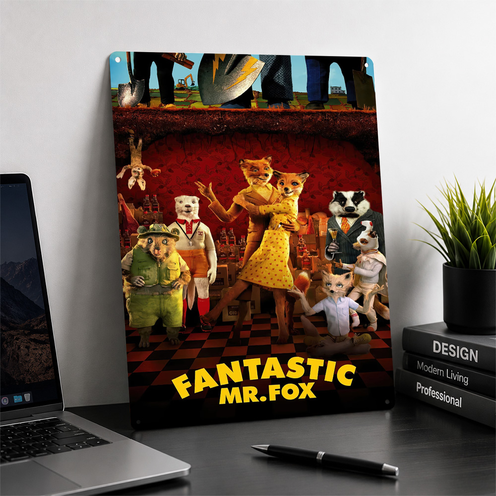 Fantastische Mr. Fox filmposte - Home Cinema Gifts recensie en prijs
