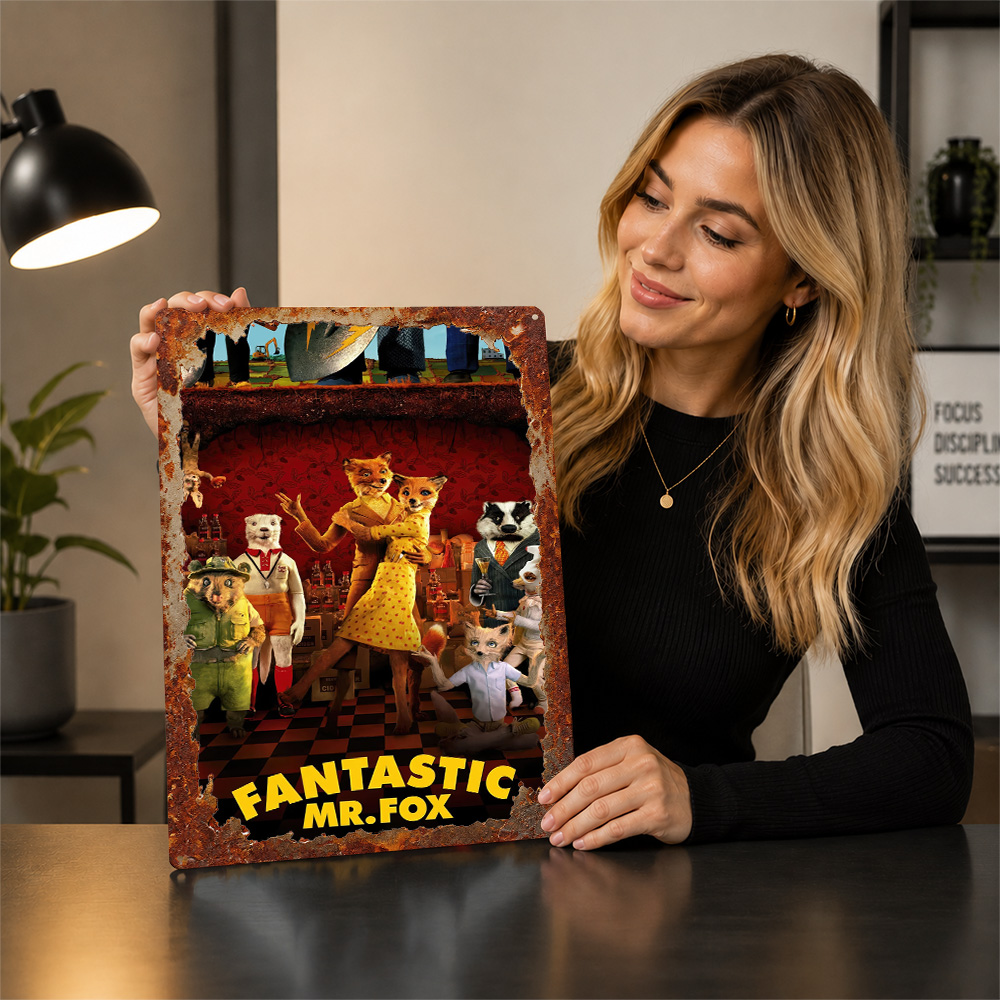 Fantastische Mr. Fox filmposte - Home Cinema Gifts recensie en prijs