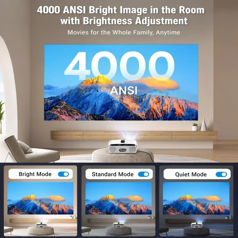 4K Projector 4000ANSI Karaoke  - Home Cinema Karaoke Projector recensie en prijs