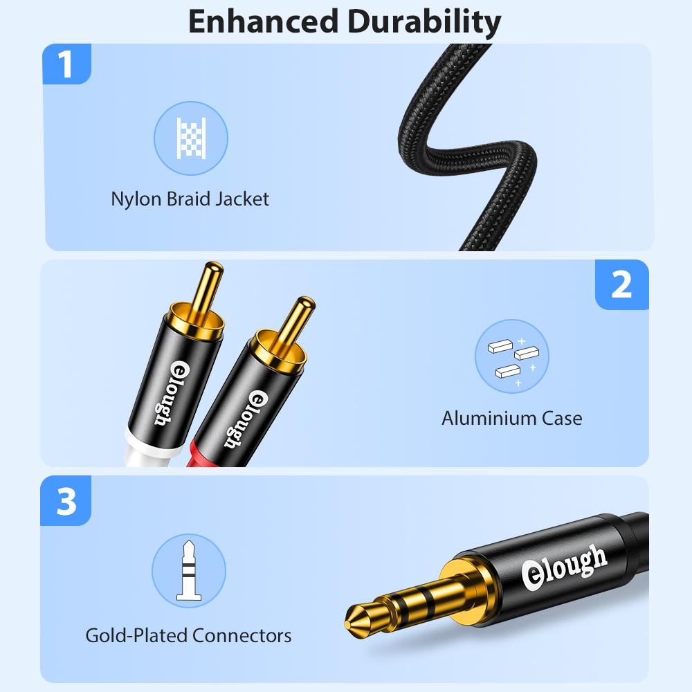 Elough Rca Kabel Aux Rca Luids - Home Cinema App recensie en prijs