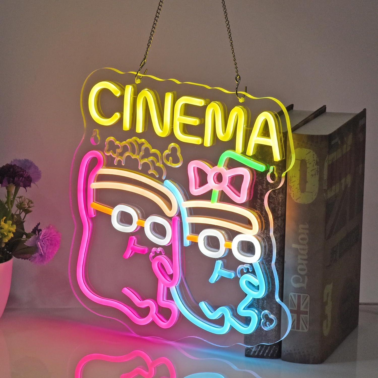 Cinema Neon Sign LED Popcorn D - Home Cinema Wall Lights recensie en prijs