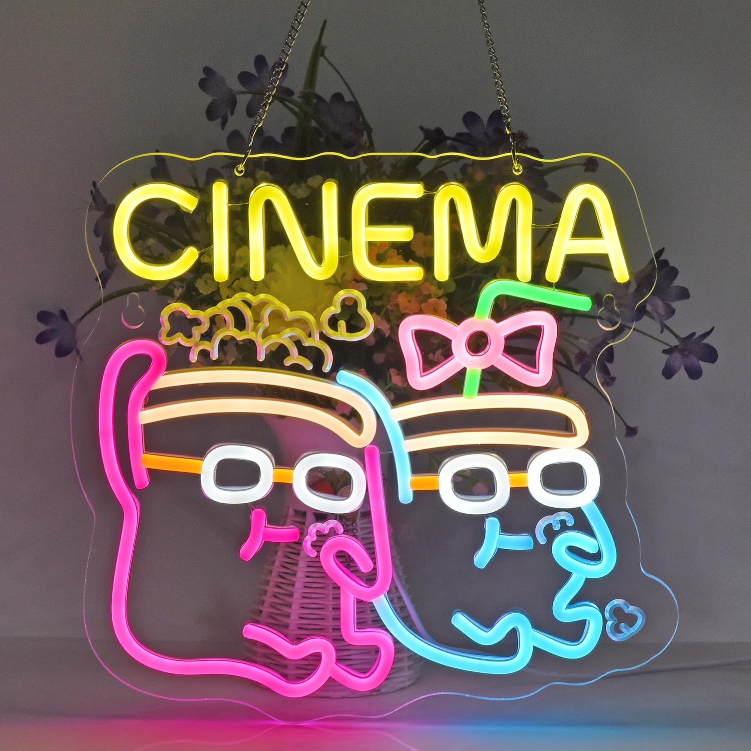 Cinema Neon Sign LED Popcorn D - Home Cinema Wall Lights recensie en prijs