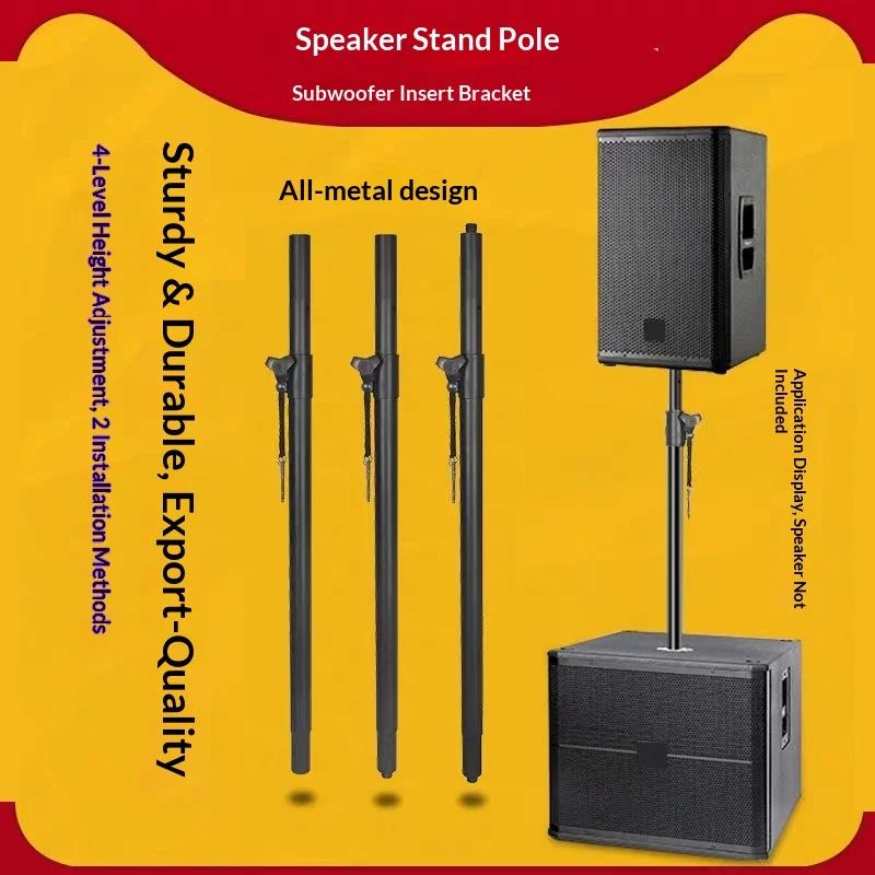 Zware Bass Treble Support Pole - Home Theater Speaker recensie en prijs