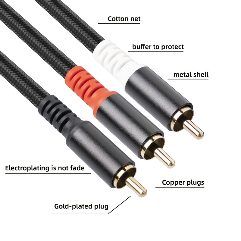 1/2/3M 1 RCA Male Naar 2 RCA M - Home Cinema App recensie en prijs