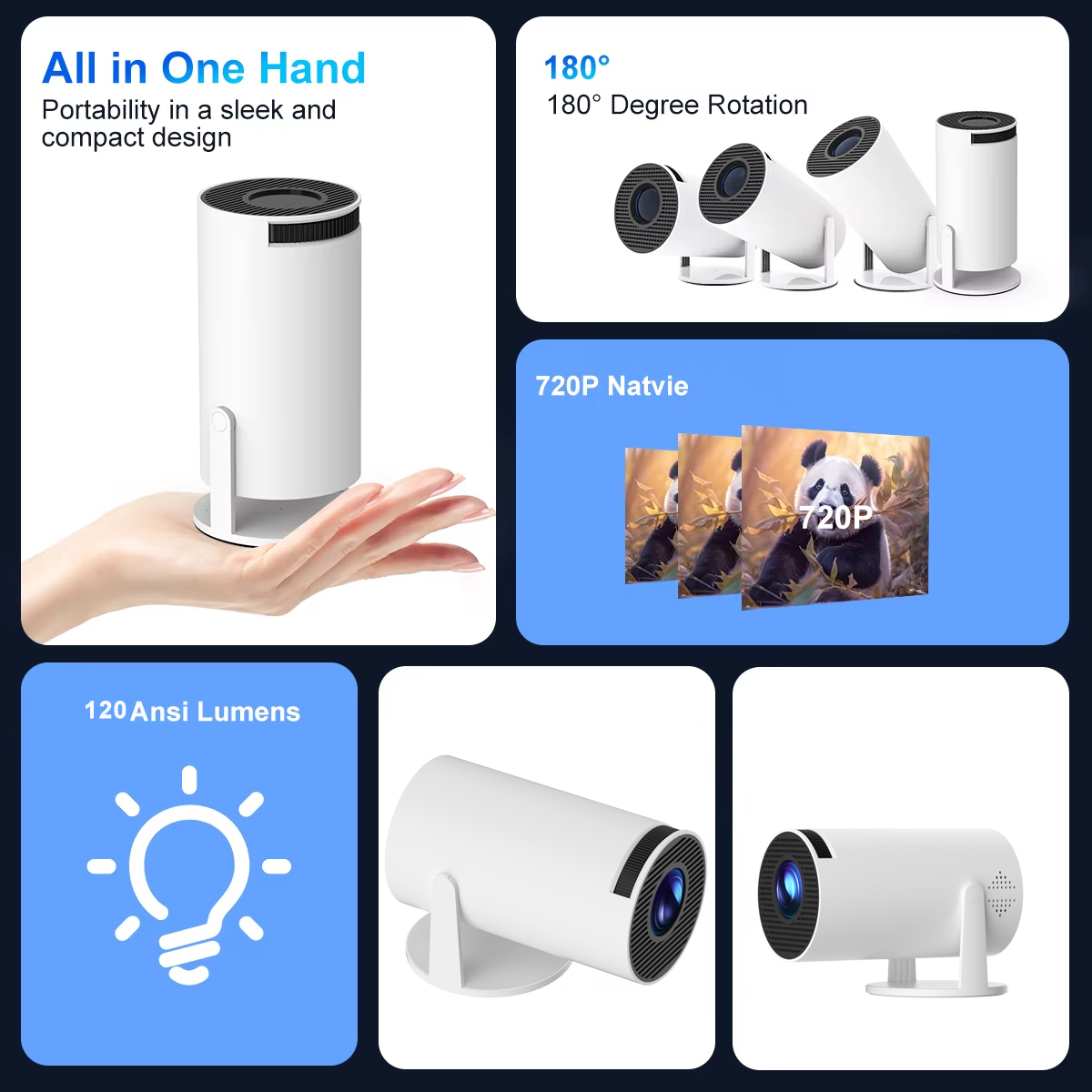 Projector Voor Android 12 Wifi - Home Cinema Setup recensie en prijs