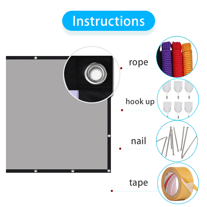 LEJIADA projectorscherm 60-133 - Home Cinema Screen recensie en prijs