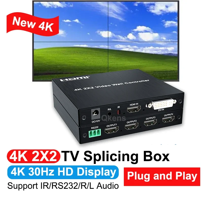 4K 2X2 Hdmi Tv Wandcontroller  - Home Cinema Screen recensie en prijs