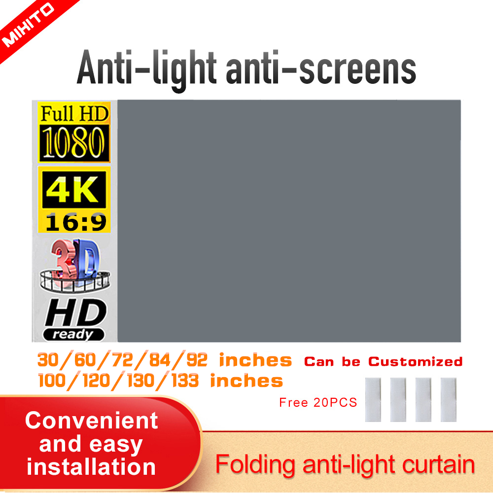 MIXITO Projectorscherm Eenvoud - Home Cinema Screen recensie en prijs