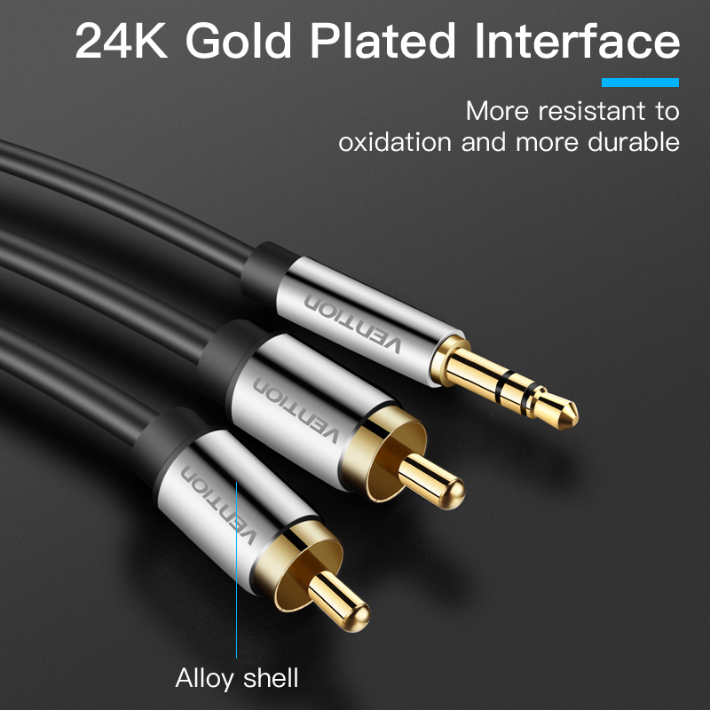 Ventie RCA Kabel 3.5 naar 2rca - Home Cinema App recensie en prijs
