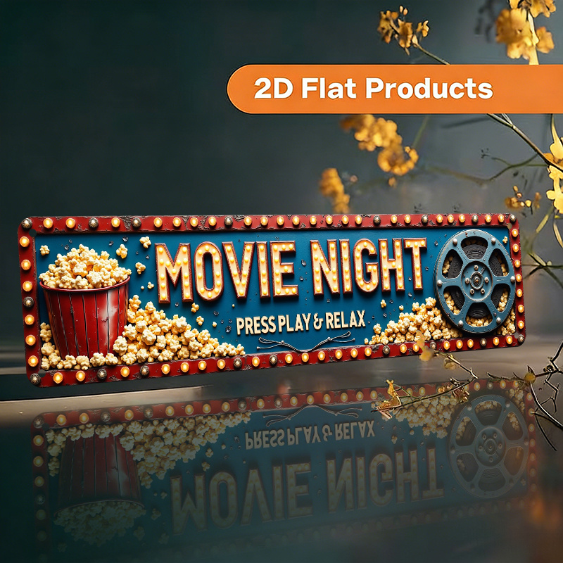2D plat, retro bioscoopwandbor - Home Cinema Wall Lights recensie en prijs
