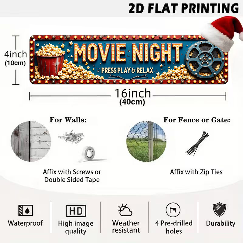 2D plat, retro bioscoopwandbor - Home Cinema Wall Lights recensie en prijs